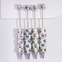 Nouveau stylo papillon en plastique, stylo à bille Minions tendance, figurine en argile durable de haute qualité sur le thème de la vie marine