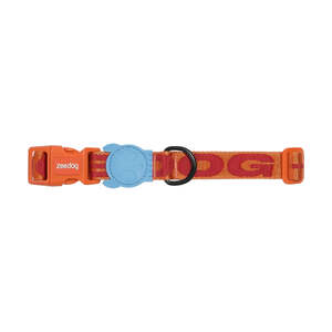 Collar para gatos Gibson naranja con dije de gatito azul ajustable para mascotas - Product Image 3