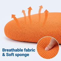 Chaise de formation empilable commerciale ergonomique avec dossier en PP et coussin souple, pieds en glissière pour salle de conférence, événementiel et mobilier scolaire