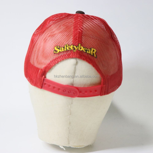 Custom Embroidered Full Mesh Trucker <b>Hat</b> Red & Brown Adjustable Snapback Cap Ultra-Breathable <b>Hat</b> for <b>Summer</b> & Outdoor - Product Image 6