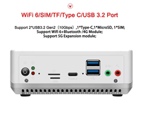 Nuevo Mini PC industrial con Win/Linux Alder Lake 6 Poe Gpio Mini PC sin ventilador