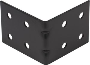 4x4 màu đen thép không gỉ Kệ khung, doanh góc bên phải khung, L hình dạng nhiệm vụ nặng nề kim loại góc Brace Kệ ủng hộ - Product Image 3