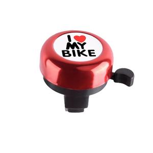 Campanelli da bicicletta personalizzati piccolo bel Volume chiaro colore ricco che amo il Logo della mia bici corno manubrio da viaggio sicuro - Product Image 1