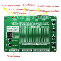 Le T-60S testeur d'écran LVDS testeur d'écran d'ordinateur portable prend en charge le test d'écran EDP LVDS