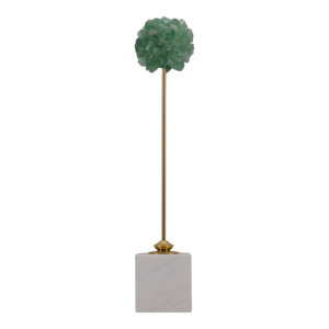 Scultura a forma di sfera con base in pietra per decorazioni da tavolo per casa e ufficio, accessorio per bagno e soggiorno, da posizionare su scaffale - Product Image 1