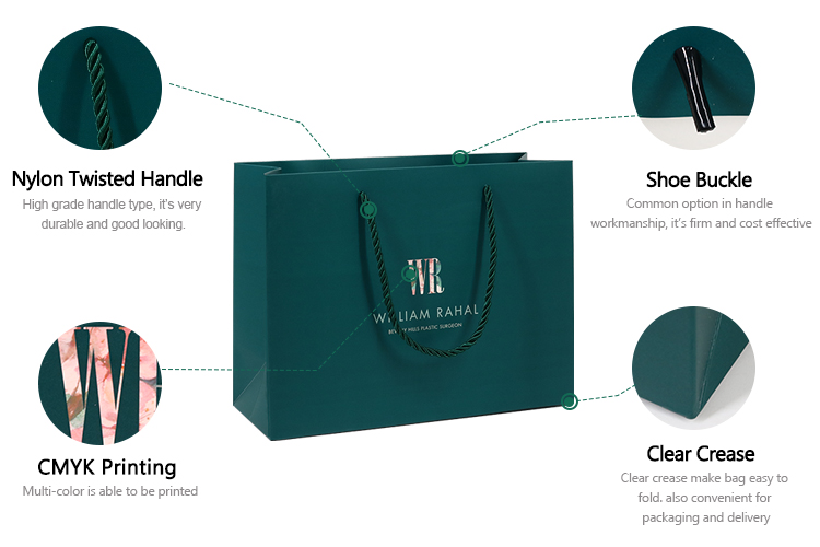 Manufacturer Smart Luxury Shopping Gift Design Paper Bags And Box For Clothing Jewelry Packaging