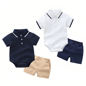Vendita all'Ingrosso di <span class=keywords><strong>Abbigliamento</strong></span> per Neonati e Bambini: Tutine in Cotone, Magliette Polo, Pantaloncini, <span class=keywords><strong>6</strong></span>-<span class=keywords><strong>9</strong></span> <span class=keywords><strong>Mesi</strong></span> e 2 Anni - Product Image 1