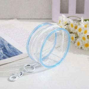 Custom Logo Clear <b>Cute</b> PVC Zipper Pouches for Cosmetic Sponges Small Beauty Coin <b>Purse</b> Gift Reusable Design Portable - Product Image 1
