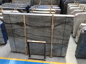 Dalle <span class=keywords><strong>de</strong></span> marbre gris Florence d'inspiration italienne naturelle avec des veines subtiles, directement <span class=keywords><strong>de</strong></span> l'usine - Product Image 3