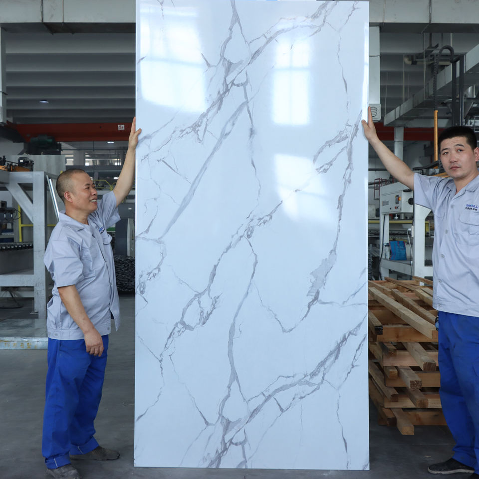 Luxury Marble Look PVC Wall Panel Pvc Sheet Marble Uv Digital Marble ...