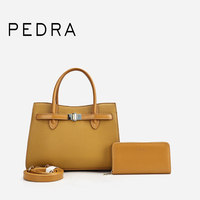 PEDRA Fabrikdirektverkauf Modische Damen Umhängetasche PU Handtasche Geldbörsen und Taschen