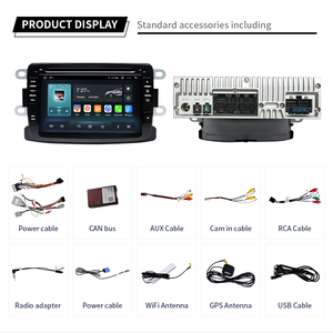 7 "IPS màn hình <span class=keywords><strong>Android</strong></span> 13 xe Navi âm thanh stereo Carplay Auto Car đài phát thanh cho Renault Dacia khăn lau bụi/Logan/sandero/lodgy - Product Image 5