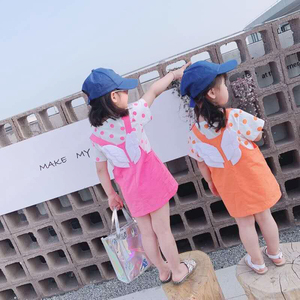 Sitios Web de Compras en Línea, Vestido de Mezclilla con Puntos de Algodón para Niñas al por Mayor en Bangkok, de un Proveedor Chino - Product Image 2