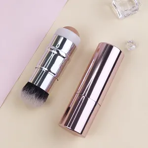 Portable volcanic roller beauty tools New design volcanic oil absorbing roller foundation blush makeup brushes