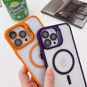 <span class=keywords><strong>Coque</strong></span> de téléphone magnétique <span class=keywords><strong>transparente</strong></span> en acrylique pour <span class=keywords><strong>iPhone</strong></span> 17/16/11/<span class=keywords><strong>13</strong></span>/12/14/15 <span class=keywords><strong>Pro</strong></span> <span class=keywords><strong>Max</strong></span> avec support pliable et cadre de protection d'appareil photo - Product Image 4