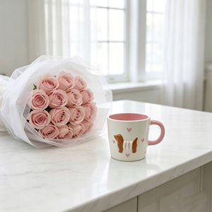 Mug en céramique <span class=keywords><strong>bicolore</strong></span> avec intérieur rouge, motif chien <span class=keywords><strong>teckel</strong></span> 3D et cœur en relief, logo personnalisé accepté, tasse à café et à eau, vente en gros - Product Image 4