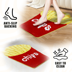 <span class=keywords><strong>Tappeto</strong></span> Personalizzato per Scarpe con Design Stampato di <span class=keywords><strong>Orso</strong></span> e Anime, Tappetino Antiscivolo per Sneaker Sportive, Tappeti Sagomati Personalizzati - Product Image 4