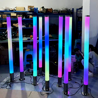 360 °   Tubo LED Luminoso de Ángulo Completo, Tubo LED Inteligente Madrix, Tubo LED RGB DMX IP 65