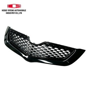 Grille supérieure de pare-chocs avant 53111-52500, grille en nid d'abeille, pièces de rechange pour Toyota <span class=keywords><strong>Yaris</strong></span> <span class=keywords><strong>2012</strong></span>, grille de voiture en plastique noir - Product Image 5