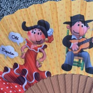 Elegante Abanico Plegable de Seda Blanca, Material de Bambú Ecológico, Venta al Por Mayor - Product Image 2