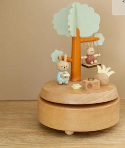 Socio de Dropshipping y Logística de Shopify: Regalo Creativo para el Hogar, Carrusel Giratorio de Madera, Juguete Educativo para Cumpleaños Infantiles - Product Image 5