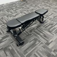 Banc de musculation commercial multifonctionnel pliable pour salle de sport, banc de musculation réglable