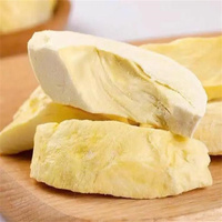 Premium Gefreeze-droogde (FD) Durian Schijfjes Fruit met Zoete Smaak, Bulkverpakking, Klaar om te Eten