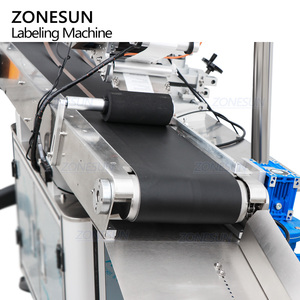 Machine d'étiquetage automatique ZONESUN ZS-TB163PO entièrement électrique avec impression en temps réel pour pochettes, cartes en papier et surfaces planes supérieures - Product Image 6