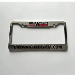 New Style Black Standard Size Durable Stainless Steel Professional License Plate Frame