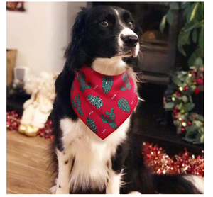 تصميم الأزياء مخصص عصابات الكلب المطبوعة مثلث الكلب للحيوانات الأليفة الصغيرة إلى الكبيرة - Product Image 6