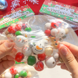 Jouet de Noël artisanal en forme de boule moelleuse, jouet à presser doux et craquant, jouet anti-stress pour enfants et adultes - Product Image 3
