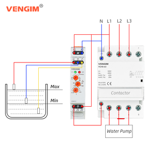VENGIM-6112 Liquid Level Control Relay Electronic Automatic Water Level Controller <b>Switch</b> 220v Water Pump with <b>Sensor</b> L24 - Product Image 4