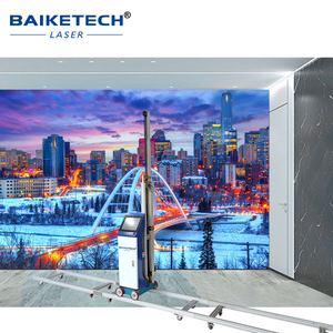 Geavanceerde Hoge Precisie 3d Ai Uv Printer Met Cmyk Inkjet Systeem Voor Professionele Glazen Oppervlak Stopverf Muurschildering Schilderij - Product Image 1