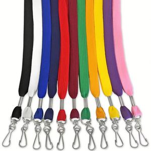 Nylon <b>Lanyards</b> With Metal Buckle 42Cm Durable Phone <b>Lanyard</b> for ID Card <b>Holder</b> Custom Color Available - Product Image 1