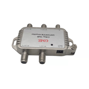 Bán Chạy Từ Nhà Máy Bộ Khuếch Đại Tín Hiệu UHF/VHF/FM Tăng Cường 4 Chiều TV Và FM Trong Nhà 10dB - Product Image 2