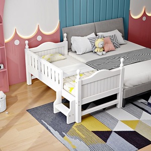 Modern <strong>Classic</strong> Design Wooden Kid's Bedside Cot for Baby Easy Assembly Bedroom Furniture for Kids' <strong>Cribs</strong> in Hotels - Product Image 3