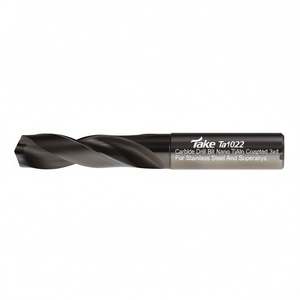 Broca de Carburo Ttake Ta1022 con Recubrimiento Nano TiAln 3Xd para Acero Inoxidable y Superaleaciones - Product Image 2