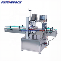 Machine de bouchage automatique de bouteilles d'eau avec courroie synchrone en acier inoxydable, bouchonneuse haute vitesse pour bouteilles en plastique et en verre