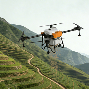 Factory Large Payload Agricultural UAV Irrigation Fishing Hybrid Plant Protection Outdoor <b>Drones</b> 50km/h 1km - Product Image 6