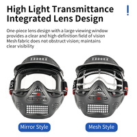 Masque de tir à l'arc SPG, lunettes de protection, casque intégral pour paintball, tir à l'arc, jeu CS, masque en maille Transformers, équipement de chasse