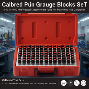 Calibrated Pin <b>Gauge</b> Blocks Set 0.80 To 10.00 Mm Precision <b>Measurement</b> <b>Tools</b> For Machining And Calibration - Product Image 3