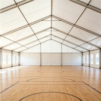 Abri professionnel pour terrain de pickleball, imperméable, en aluminium, protection UV, ignifuge, système de tente écologique