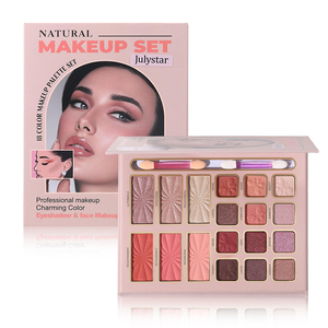 Paleta <span class=keywords><strong>de</strong></span> Sombras <span class=keywords><strong>de</strong></span> Ojos Perladas con Brillo, Resistentes al Agua, 12+6 Colores Encantadores, <span class=keywords><strong>para</strong></span> <span class=keywords><strong>Principiantes</strong></span> - <span class=keywords><strong>Maquillaje</strong></span> <span class=keywords><strong>para</strong></span> Mujer, Venta al Por Mayor - Product Image 6