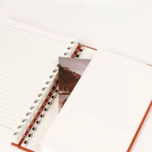 סיטוני רגיל סגנון מותאם אישית ספירלה a5 pu מחברת עם מחזיק עט ועט אלסטי - Product Image 4