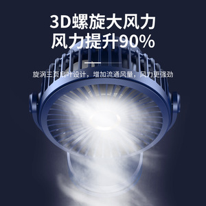 Beien Intelligent Mini Clip Fan Usb Rechargeable 8H <b>Battery</b> Portable Desk Outdoor Office Dormitory Use - Product Image 2