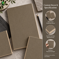 Panneau de contreplaqué plaqué en placage de bois gris Jinbase W-KJ-219, qualité E0, 1220x2440mm (4x8), pour meubles de maison et d'hôtel