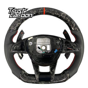 Volante de Fibra de Carbono Personalizado para Mercedes-Benz W205 <span class=keywords><strong>Clase</strong></span> <span class=keywords><strong>E</strong></span> C63 <span class=keywords><strong>AMG</strong></span> GT <span class=keywords><strong>Estate</strong></span> A45 CLA45 Shooting Brake S63 SL63 SL65 GLC63 - Product Image 1