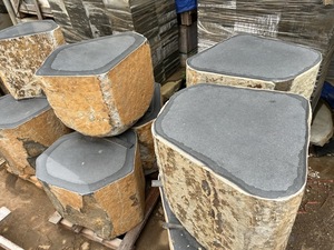Tự nhiên Bluestone Vòng bước lát tấm màu xanh xám basalt lát đá tấm cho lối đi ngoài trời Vườn Pathway 2cm 3cm - Product Image 6