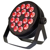 Projecteurs LED RGBW Slim DMX512 IP33 Ra90 pleine couleur pour intérieur, avec culot E27, pour mariages, fêtes, DJ, scènes et parcs à thème