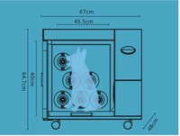 Boîte de séchage pour animaux de compagnie UKDA U1+ U2 U4, sécheuse pour chien, prix d'usine, sécheuse automatique pour poils de chat, sécheuse de salon